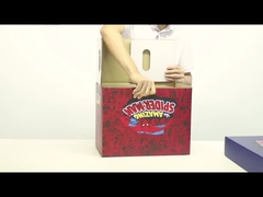 Het Document van douanelogo foldable packaging box mattle Lamaniation Kaartvakje 0.35mm